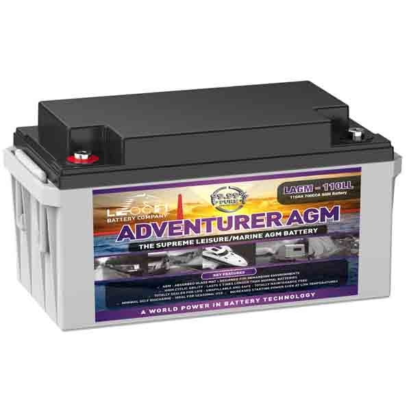 LEOCH 110AH AGM LEISURE BATTERY LB