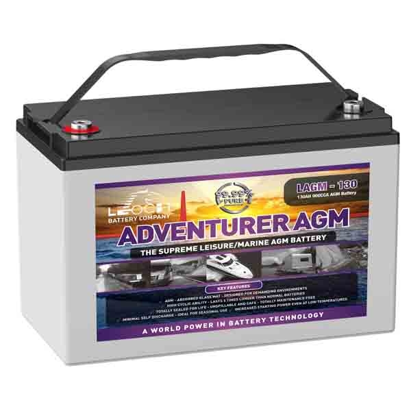 LEOCH 130AH AGM LEISURE BATTERY