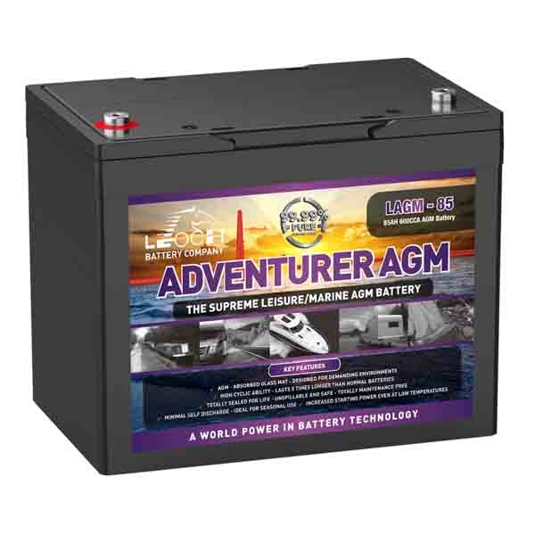 LEOCH 85AH AGM LEISURE BATTERY
