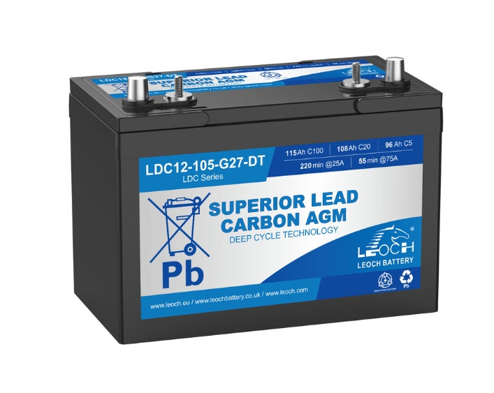 LDC12-105-G27-DT LEOCH BATTERY